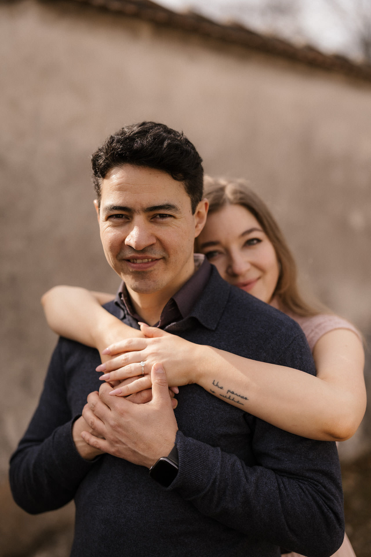 portret zakochanej pary